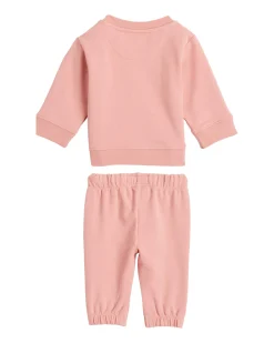 Completo felpa Calvin Klein rosa in cotone stretch