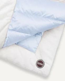 Coperta Colmar azzurra in piuma e pile