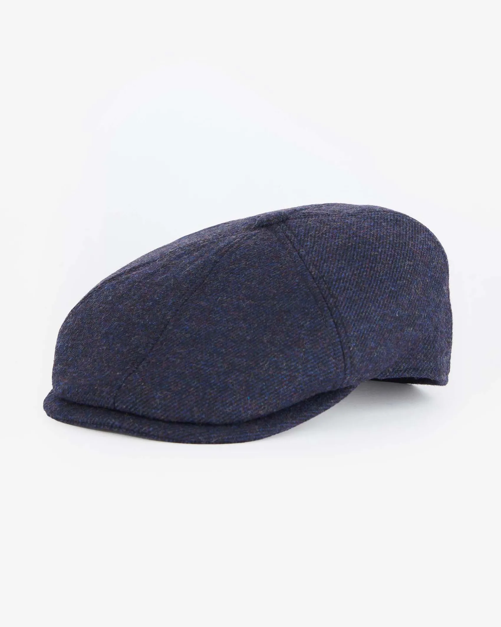 Coppola Barbour in lana a trama diagonale blu indaco