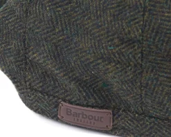 Coppola Barbour in lana con fantasia spinata verde