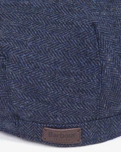 Coppola Barbour in lana con fantasia spinata blu