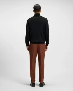 Dolcevita Boss nero in pura lana merino