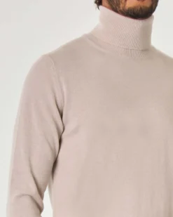 Dolcevita Pellizzari beige in puro cachemire