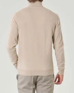 Dolcevita Pellizzari beige in misto lana e cachemire finezza 12