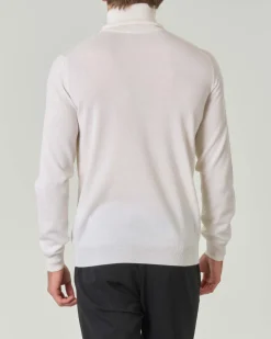 Dolcevita Pellizzari color panna in pura lana merino
