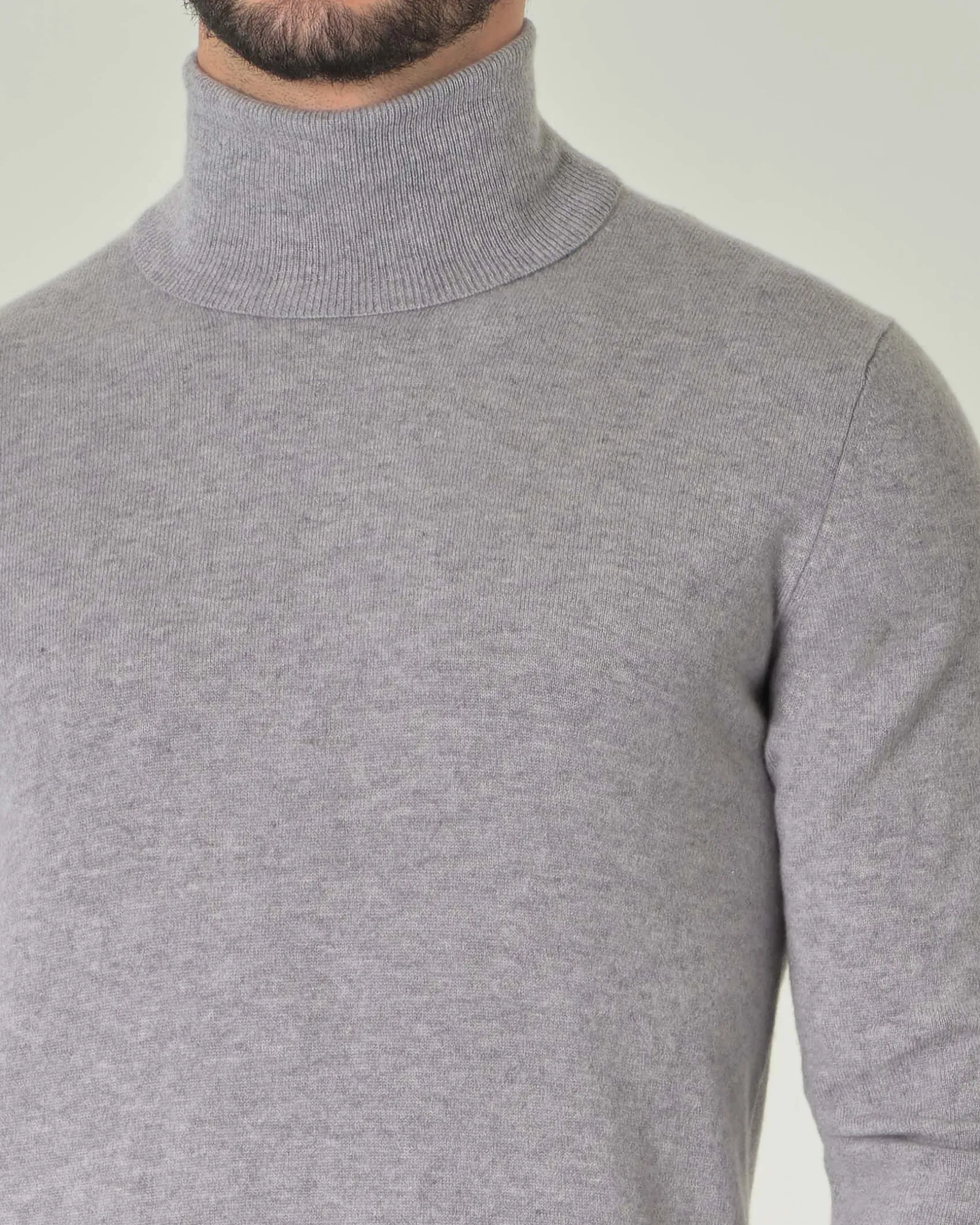 Dolcevita Pellizzari grigio in puro cashmere