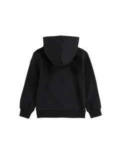 Felpa Levi's nera con cappuccio e logo batwing rosso