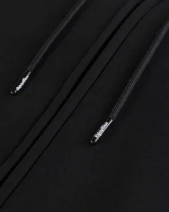 Felpa Refrigiwear nera Frankie Fleece in tessuto scuba con cappuccio