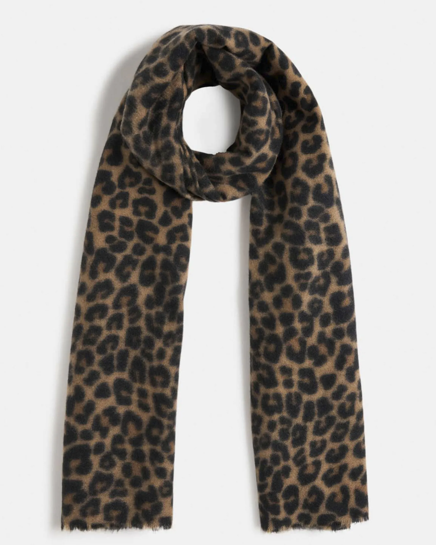 Foulard Liu Jo Accessories animalier con fiocco decorativo