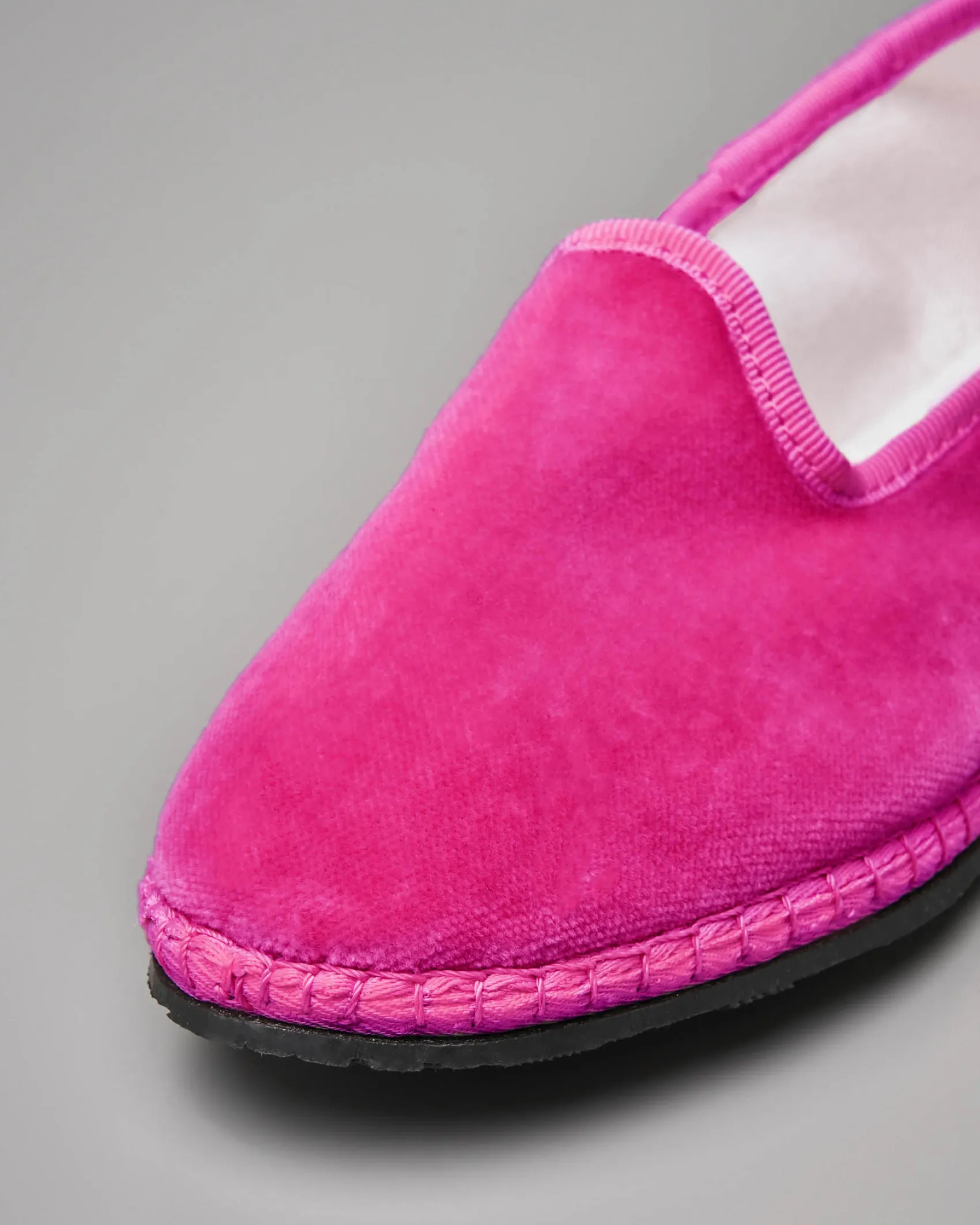 Friulane in velluto fucsia