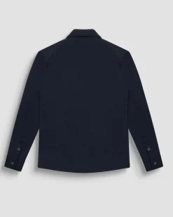 Giacca Antony Morato a camicia blu in misto cotone