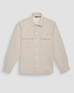 Giacca Antony Morato a camicia beige in velluto a coste