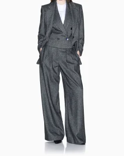 Giacca Armani Exchange grigia in misto lana vergine