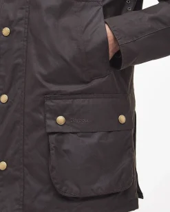 Giacca Ashby Wax verde militare