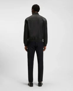 Giacca bomber Boss nera idrorepellente