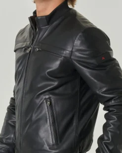 Giacca bomber Sands Peuterey nera in pelle