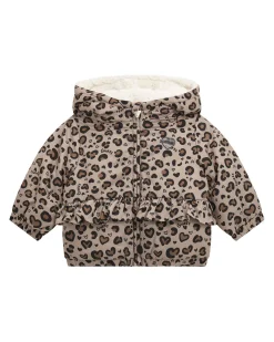 Giacca Guess maculata con interno teddy