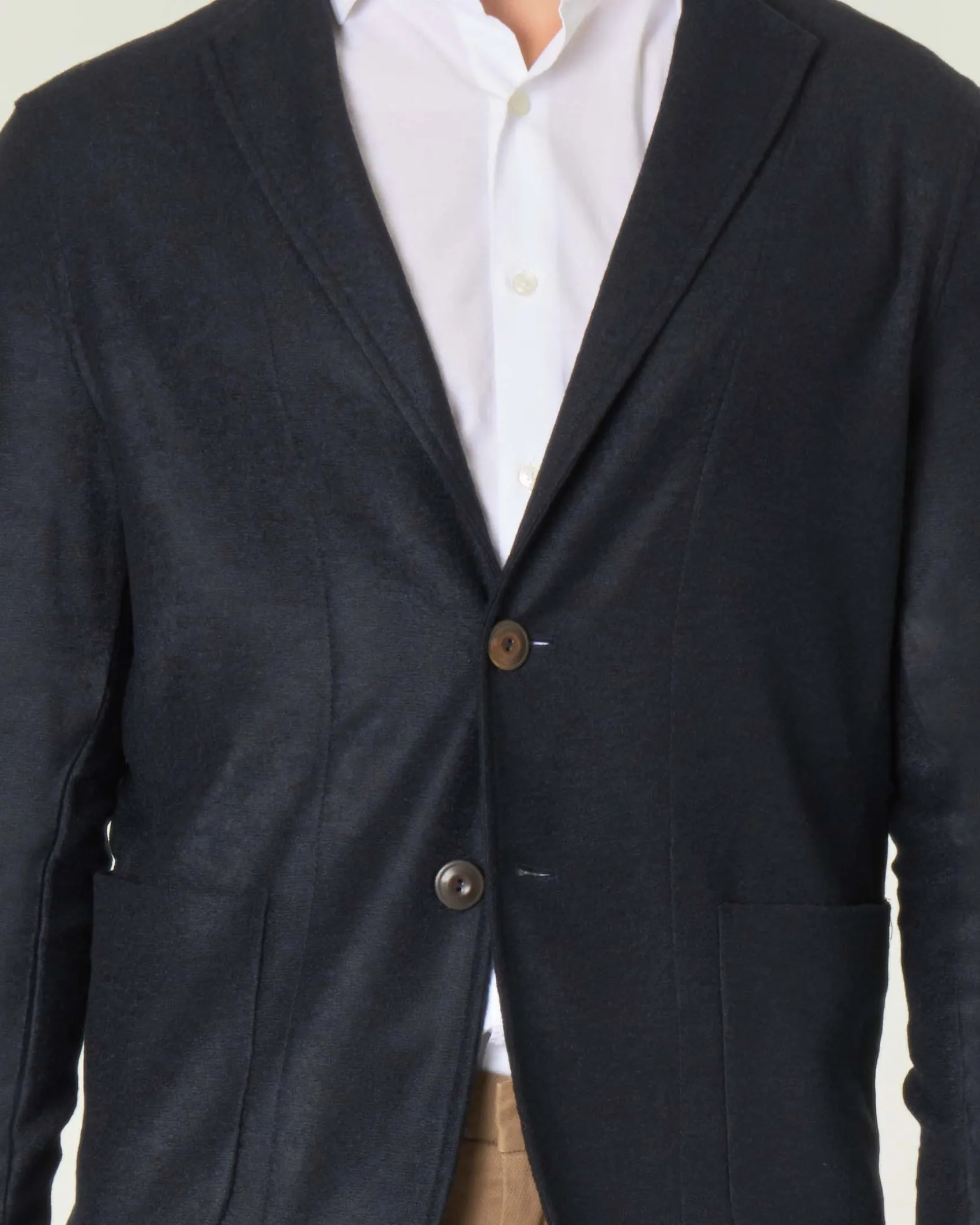 Giacca maglia Paul Baker blu in misto lana