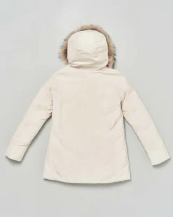 Giaccone Woolrich Artic Parka panna con pelliccia removibile