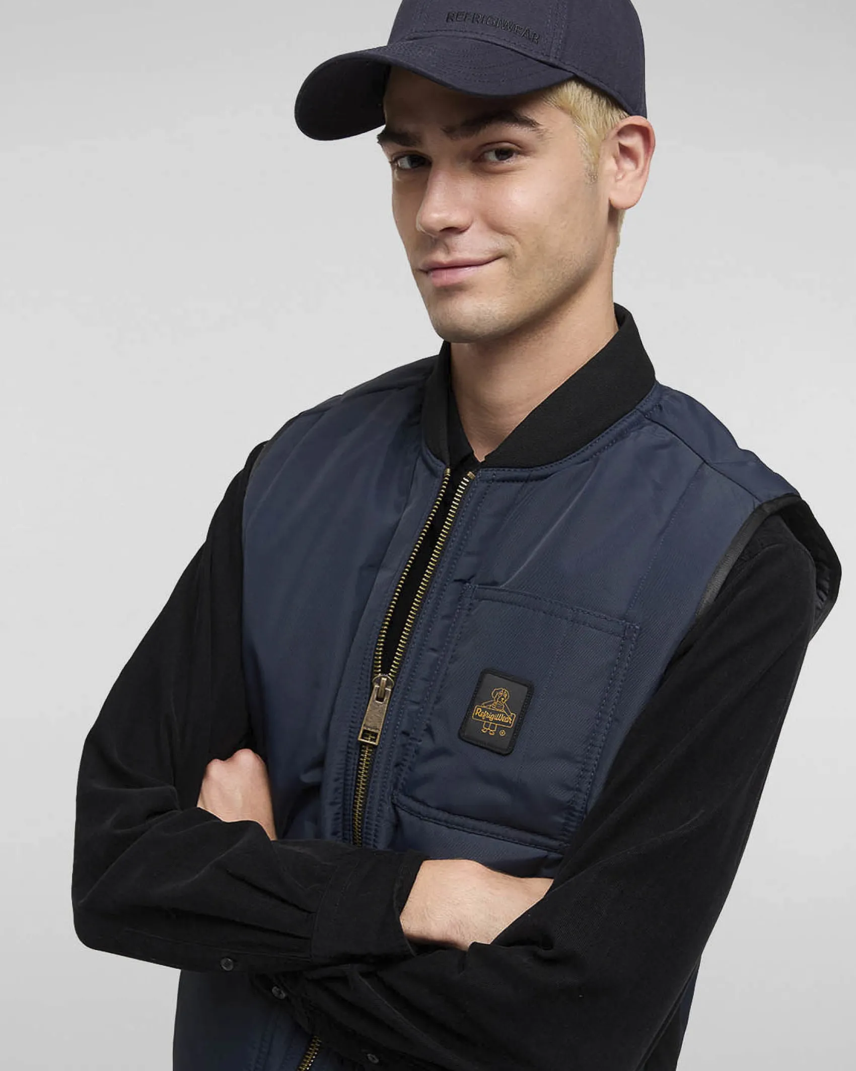 Gilet blu Refrigiwear Original Vest in nylon Oxford