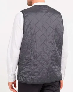 Gilet interno Barbour Polar Quilt blu trapuntato a rombi