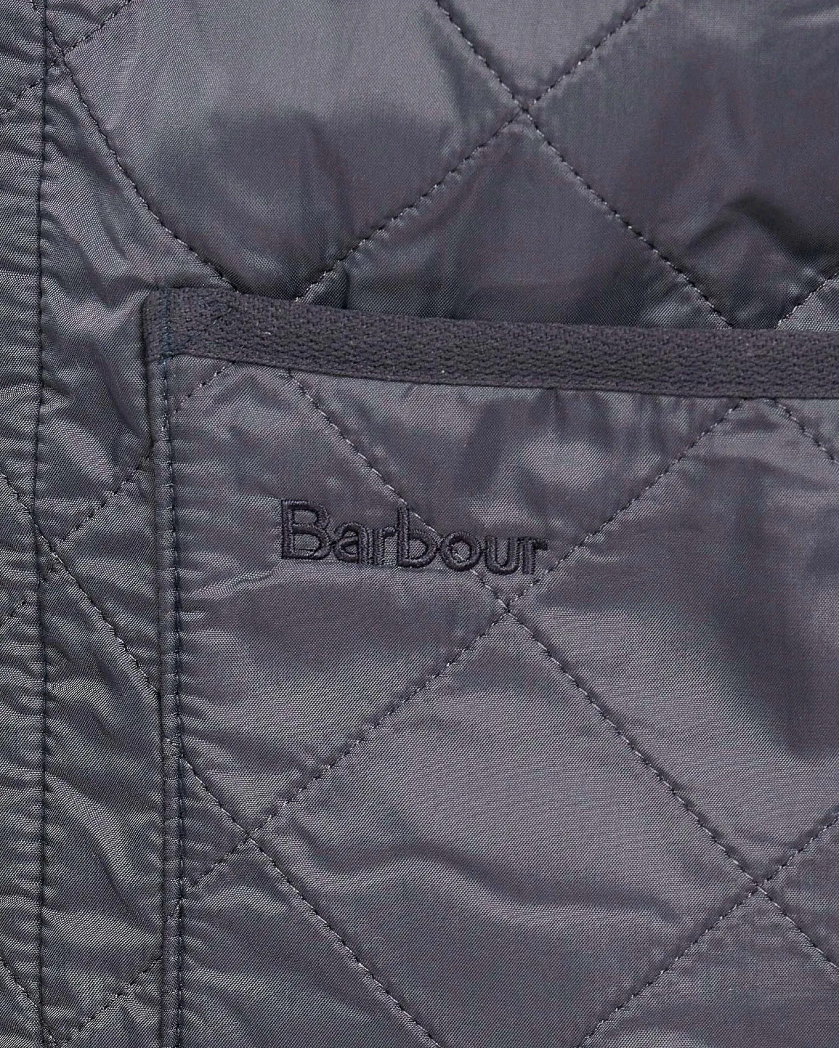 Gilet interno Barbour Polar Quilt blu trapuntato a rombi