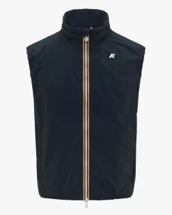 Gilet K-way Valen Plain Warm blu in misto nylon idrorepellente