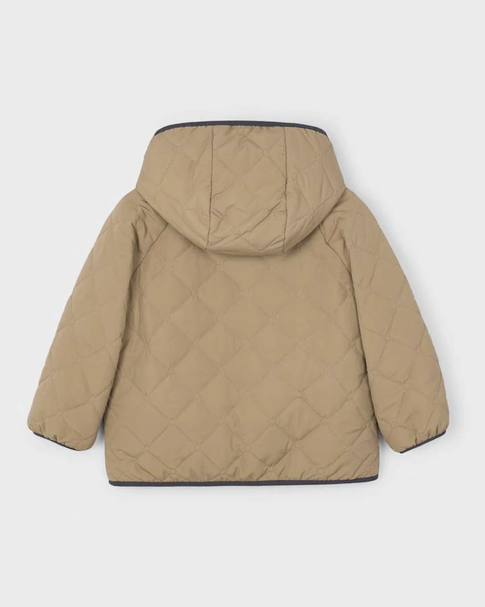 Giubbino Mayoral reversibile teddy panna e trapuntato color cammello