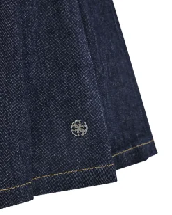 Gonna in denim Guess lavaggio scuro con cintura