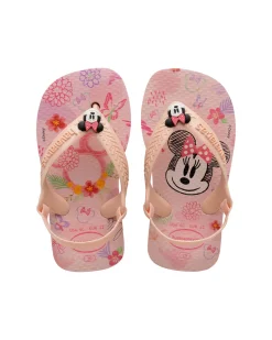 Havaianas Baby Disney Class rosa a fantasia Minnie con elastico