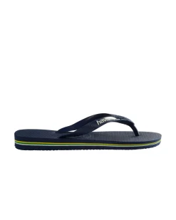 Havaianas Brasil logo blu con logo bianco