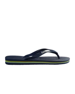 Havaianas Brasil logo blu con logo bianco