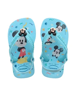 Havaianas Kids Disney Classics azzurra con stampa grafica Minnie
