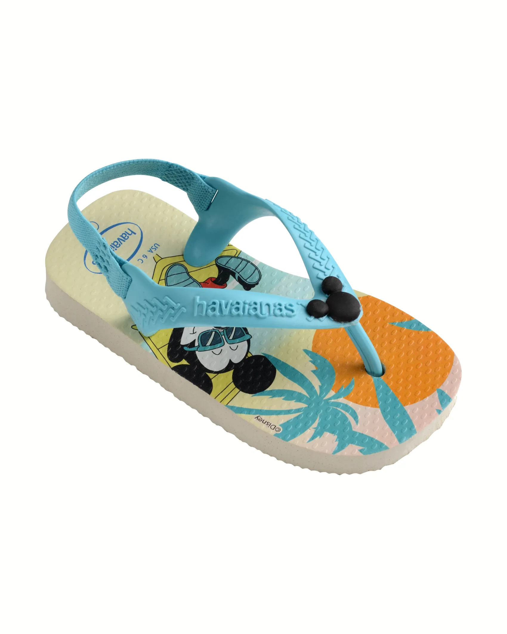 Havaianas Kids Disney Classics azzurra con stampa grafica Topolino