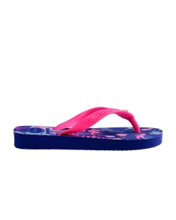 Havaianas Kids Fantasy blu con stampa sirene e fascetta fucsia