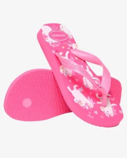 Havaianas Kids Fantasy fucsia con unicorni