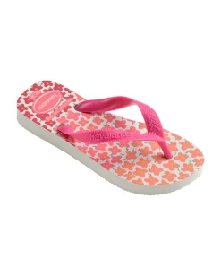 Havaianas Kids Flores a fantasia floreale multicolore e cinturino fucsia