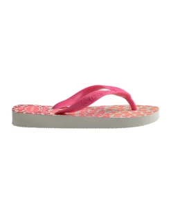 Havaianas Kids Flores a fantasia floreale multicolore e cinturino fucsia