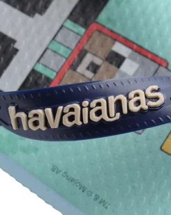 Havaianas Kids Minecraft verde acqua