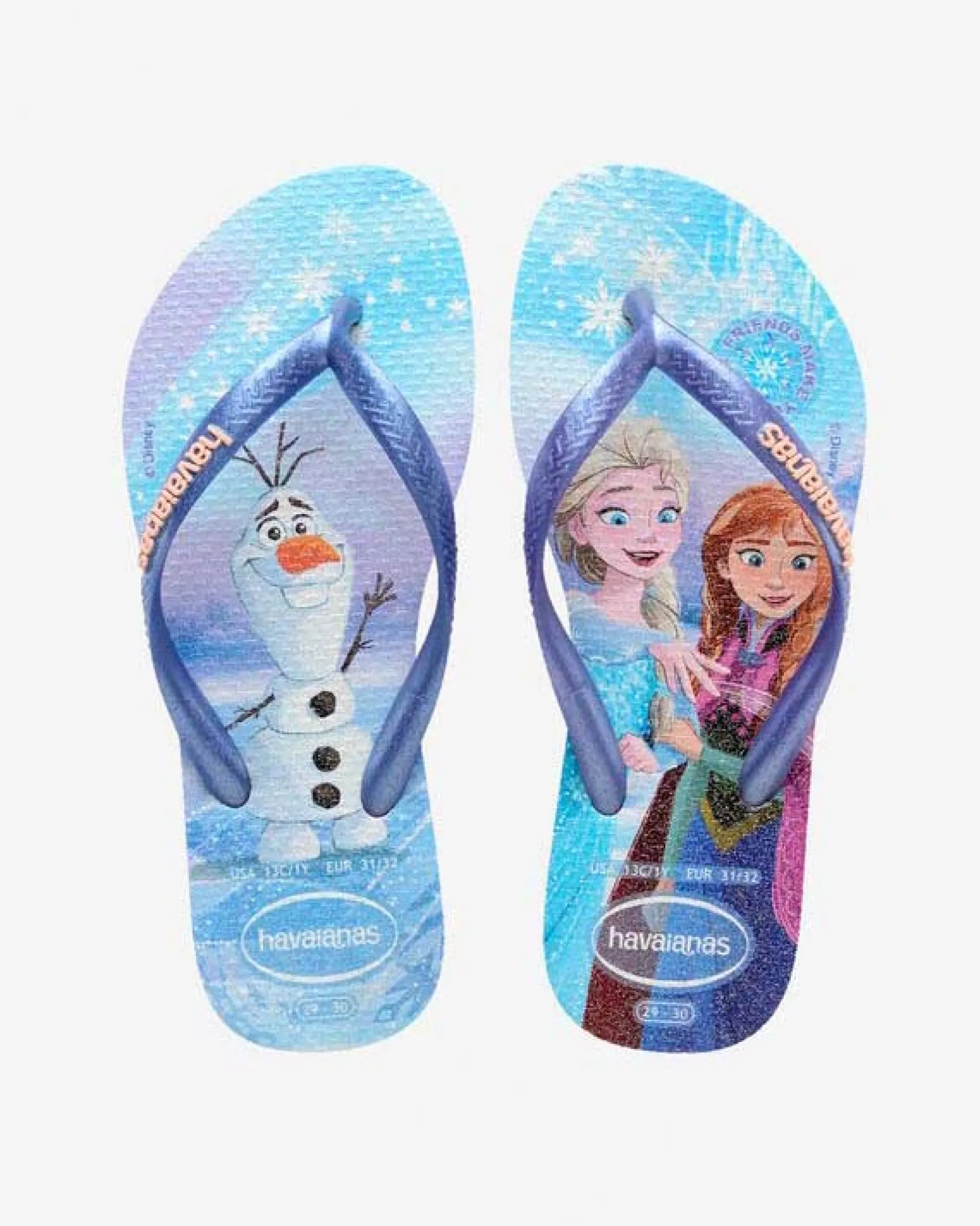Havaianas Kids Slim Princess a tema Frozen
