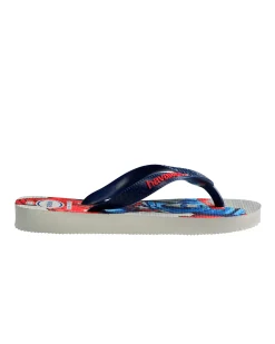 Havaianas Kids Top Marvel II grigia con stampa Transformer