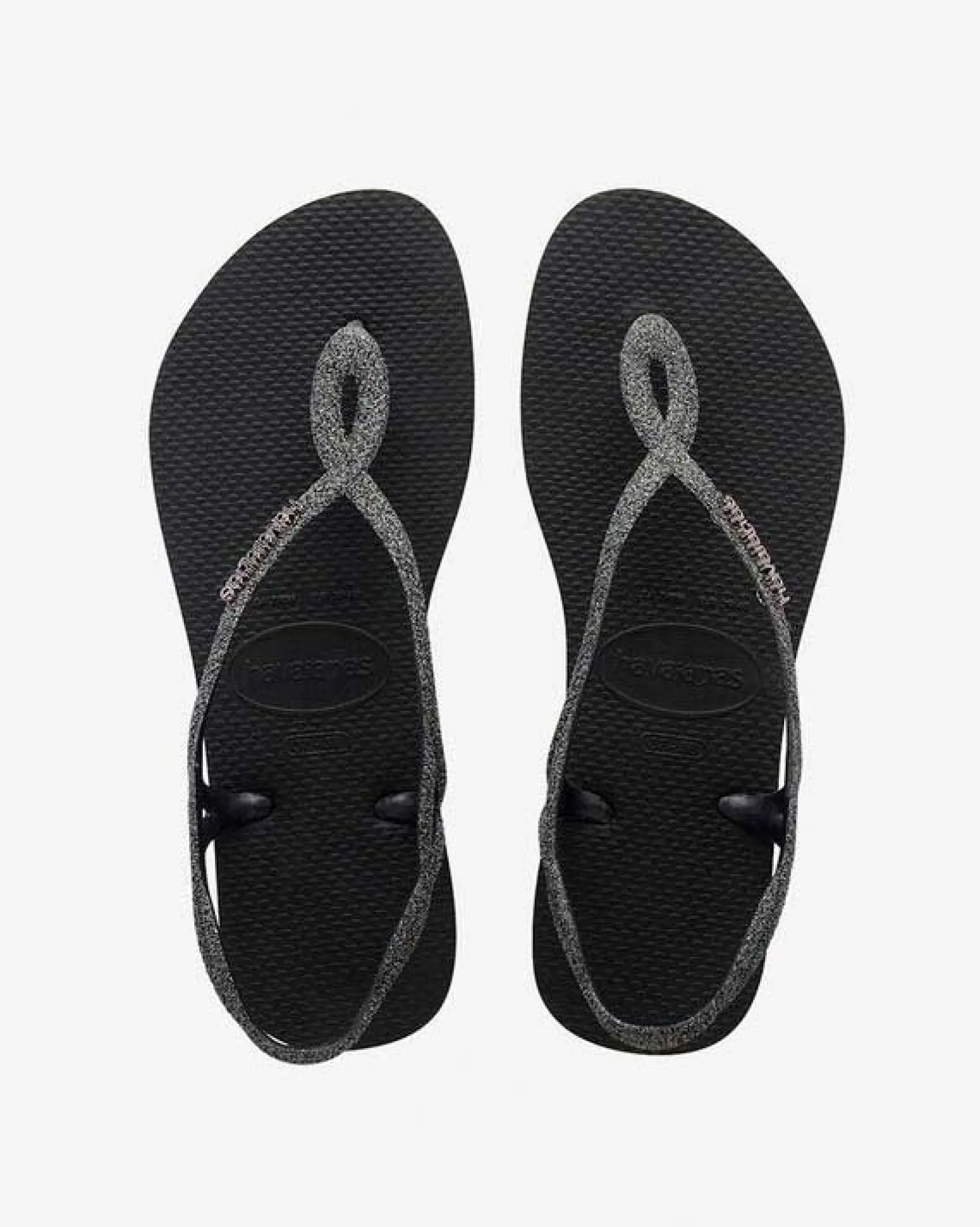 Havaianas Luna Premium II rnera con fascetta glitter incrociata e cinturino