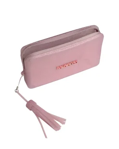 Havaianas Mini Bag Plus Shine rosa con glitter e manico con nappa