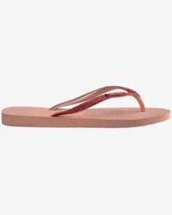 Havaianas Slim Glitter II rosa con fascetta glitterata
