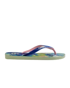Havaianas Top Fashion in fantasia tie-dye blu e verde acido