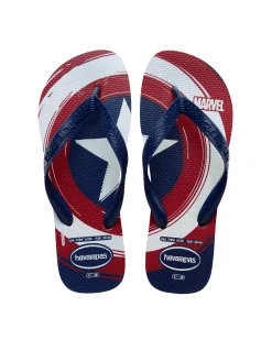Havaianas Top Marvel Logomania in fantasia Captain America