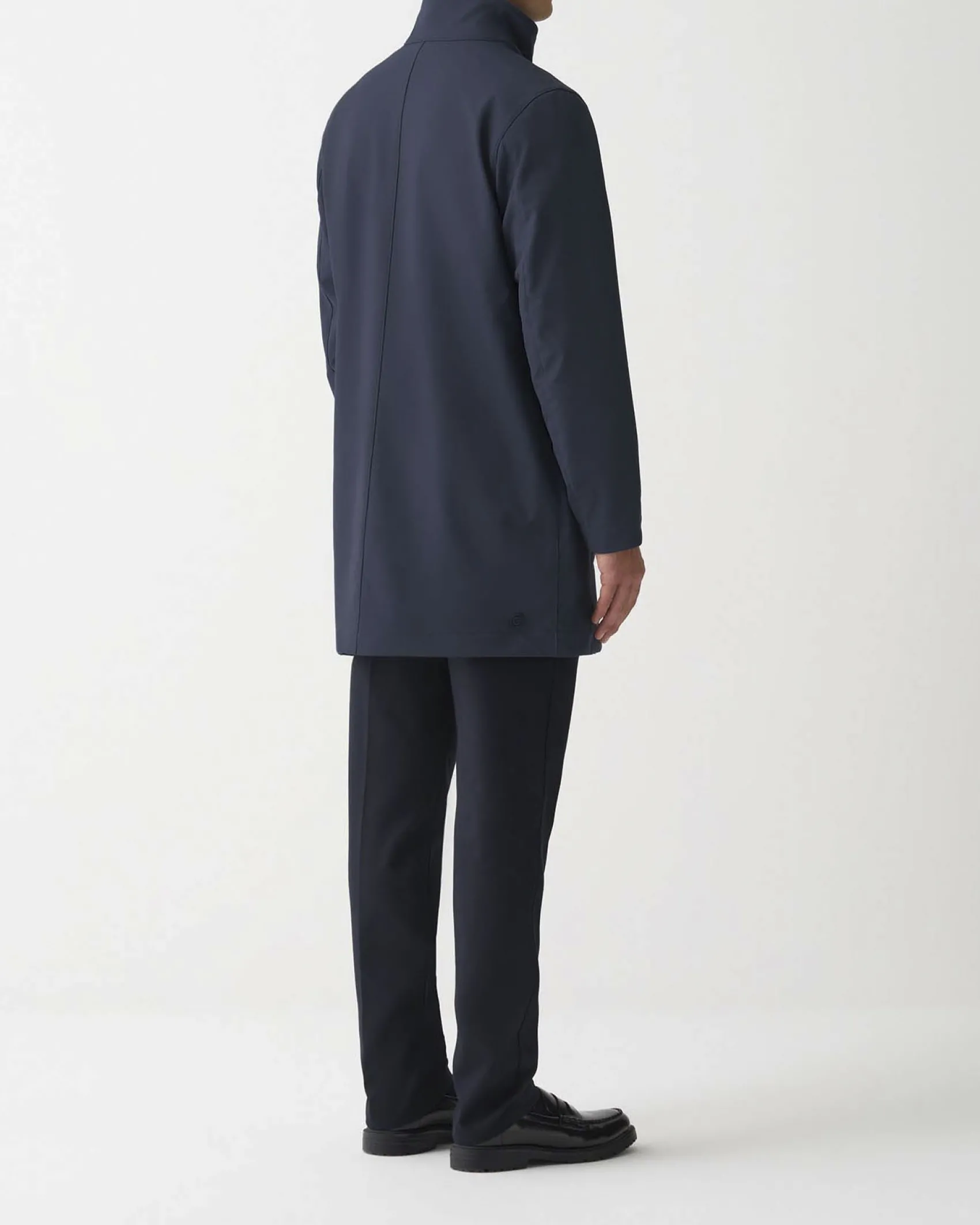 Impermeabile Colmar Originals blu in softshell con fodera in pile