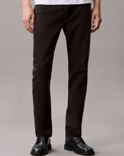 Jeans Calvin Klein Jeans neri slim-tapered fit in cotone elasticizzato