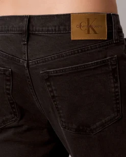 Jeans Calvin Klein Jeans neri slim-tapered fit in cotone elasticizzato