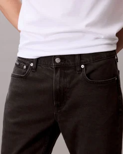 Jeans Calvin Klein Jeans neri slim-tapered fit in cotone elasticizzato